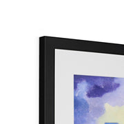 Yellow-Red-Blue abstract Framed & Mounted Print