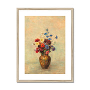 Flowers in a Vase Framed & Mounted Print