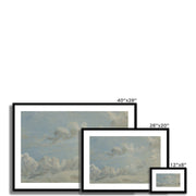 Cloud Study Framed & Mounted Print