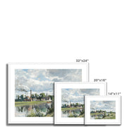 The River Oise near Pontoise Framed & Mounted Print