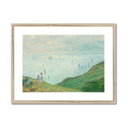 Cliffs at Pourville Framed & Mounted Print