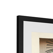 Ukiyo-e illustration, Macaw on Pine Branch Framed & Mounted Print