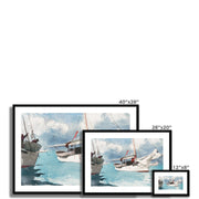 Fishing Boats, Key West Framed & Mounted Print