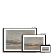 A Cloud Study, Sunset Framed & Mounted Print