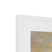 Farming Village at Twilight Framed & Mounted Print