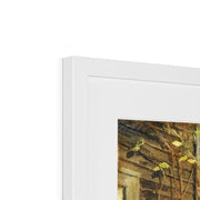 The Dinner Horn, Blowing the Horn at Seaside Framed & Mounted Print