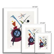 Violet litograph Framed & Mounted Print