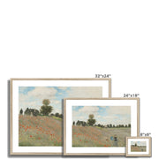 The Poppy Field near Argenteuil Framed & Mounted Print