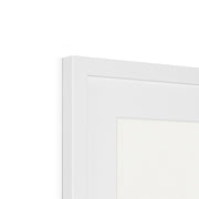 View of the Eiffel Tower in Paris Framed & Mounted Print