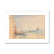 Venice, The Mouth of the Grand Canal Framed & Mounted Print