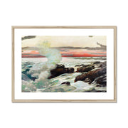 West Point, Prout's Neck Framed & Mounted Print