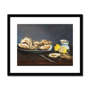 Oysters Framed & Mounted Print