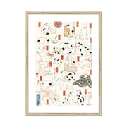 Cats Framed & Mounted Print