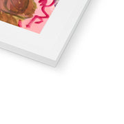 Woman in the Green Blouse Framed & Mounted Print