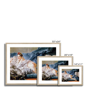 Brown Odalisque Framed & Mounted Print