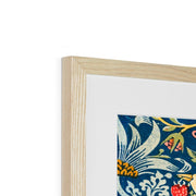 Strawberry Thief Pattern Framed & Mounted Print