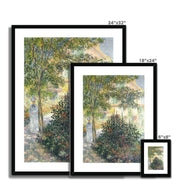 Camille Monet in the Garden at Argenteuil Framed & Mounted Print