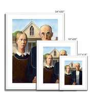 American Gothic Framed & Mounted Print
