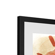 Caricature of Leo Gestel and his wife Framed & Mounted Print