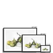 Green Pears Framed & Mounted Print