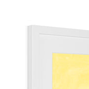 Study in Rhythm: Red and Gold Framed & Mounted Print