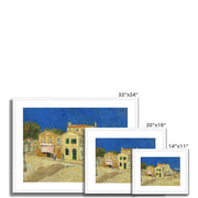 The yellow house Framed & Mounted Print