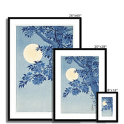 Blossoming Cherry on a Moonlit Night Framed & Mounted Print