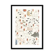 Cats Framed & Mounted Print