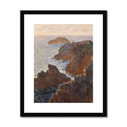 Rocks at Belle-Isle, Port-Domois Framed & Mounted Print