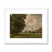 Salisbury Cathedral from Lower Marsh Close Framed & Mounted Print