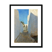 A Moroccan Street Scene Framed & Mounted Print