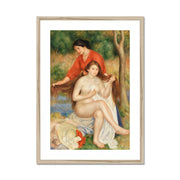 Bather and Maid Framed & Mounted Print