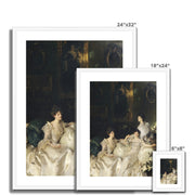 The Wyndham Sisters: Lady Elcho, Mrs. Adeane, and Mrs. Tennant Framed & Mounted Print