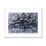 Gray Tree Framed & Mounted Print