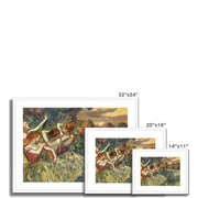 Four Dancers Framed & Mounted Print