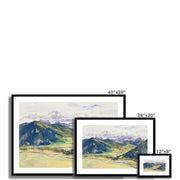 Open Valley, Dolomites Framed & Mounted Print