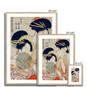 Chojiya Hinazuru Hinamatsu Framed & Mounted Print