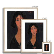 Jeune femme a la rose (Margherita) Framed & Mounted Print