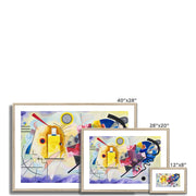 Yellow-Red-Blue abstract Framed & Mounted Print