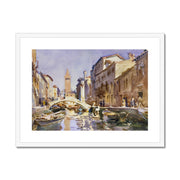 Venetian Canal Framed & Mounted Print