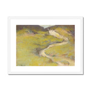 Pathway in a Field Framed & Mounted Print