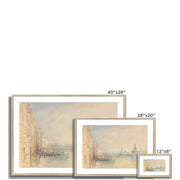 Venice, The Mouth of the Grand Canal Framed & Mounted Print