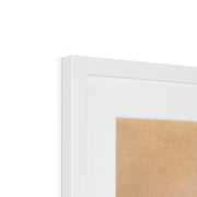 Vase of Flowers (Pink Background) Framed & Mounted Print