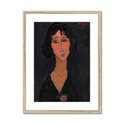 Jeune femme a la rose (Margherita) Framed & Mounted Print