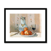 Still Life with Apples and Pitcher Framed & Mounted Print