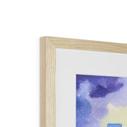 Yellow-Red-Blue abstract Framed & Mounted Print