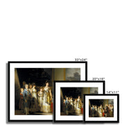 Los infantes Carlos María Isidro, Francisco de Paula, Carlota Joaquina, María Josefa, María Luisa, Gabriel Antonio, Carlos Luis. También se observa a Luis de Etruria, esposo de María Luisa Framed & Mounted Print