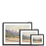 The Valley of the Nervia  Framed & Mounted Print