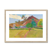 Tahitian Landscape Framed & Mounted Print