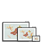 Japanese butterfly: Cho senshu (One Thousand Butterflies) Framed & Mounted Print